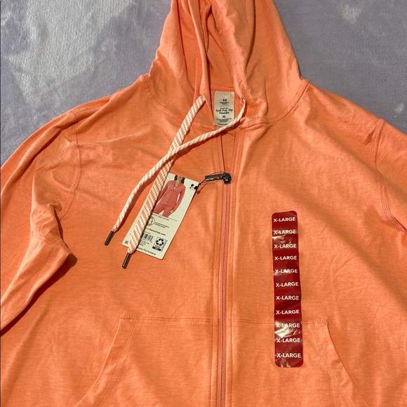 Cozy Peach Women's Zip-Up Hoodie - Picture 2 of 8